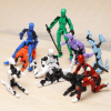 Lucky 13 Action Figure 3D Dummy 13 Robot Toy Movable Figures Mechanical Style Movable Joints Toy
