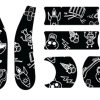 Doona Liki Black and White Cool Sketch Trike Sticker Set