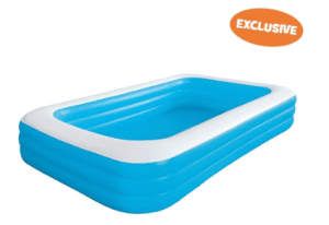 Jilong Giant Rectangular 120 x 72 x 22 inch Inflatable Pool