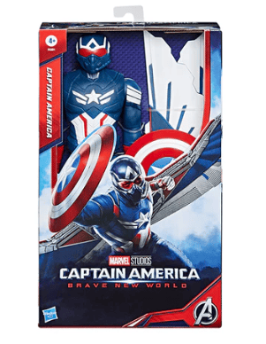 螢幕擷取畫面 2025-04-14 145501 Marvel Avengers Titan Hero Series BNW Captain America With Wings Action Figure