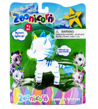 Zoonicorn Emoteez Valeo Blue Action Figure