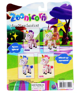 Zoonicorn Emoteez Valeo Blue Action Figure