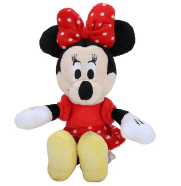 Disney Keyring Minnie Mouse Plush