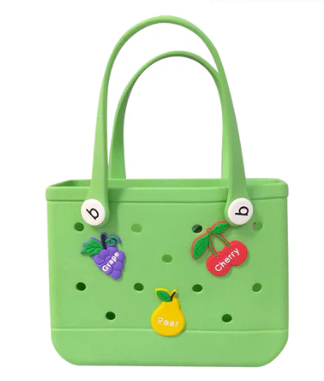 螢幕擷取畫面 2025-04-14 154235 Green Big Water Proof Silicon Tote Bag