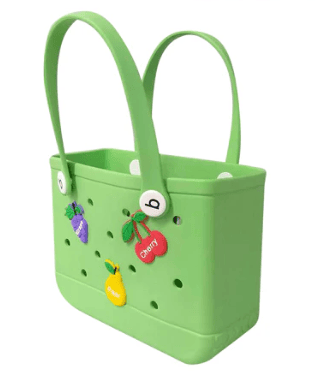 螢幕擷取畫面 2025-04-14 154242 Green Big Water Proof Silicon Tote Bag