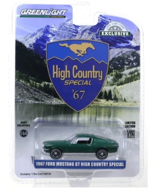 GreenLight 1:64 1967 Ford Mustang GT High Country Special Timberline Die-cast