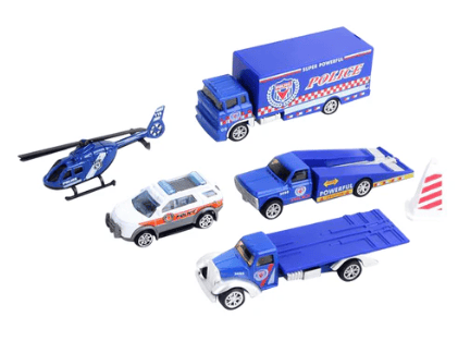 Container Truck Police Series Die-cast