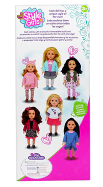 New Adventures 8300 6 Pink Skirt 18 inch Doll