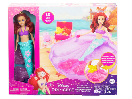 Disney Princess Swim & Sand Ariel Fashion Doll Playset