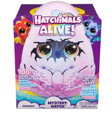 Hatchimals Alive Mystery Hatch Draggle Figure