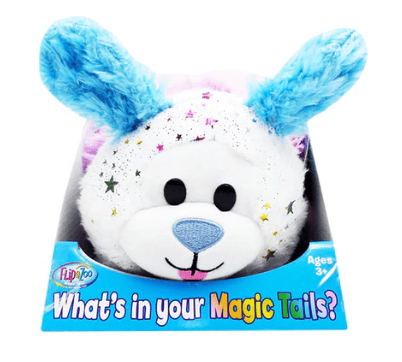 FlipaZoo Magic Tails Rainbow Kitty Flips To Sparkle Puppy Plush