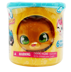 Happy Line QT Kitties Ginger Dark Brown Plush