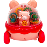 Press And Go Gear Car With Light