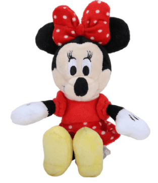 Disney Keyring Minnie Mouse Plush