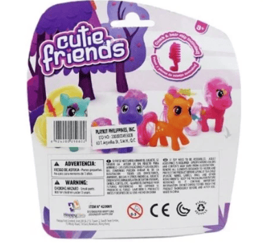 Happy Line Cutie Friends Pink Tiny Pony With Accessories