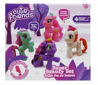 Happy Line Cutie Friends Pink Pony Super Beauty Set With Accessories