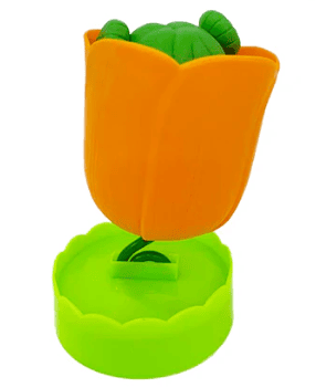 Diy Flower Girl Orange Dress Doll