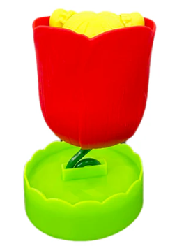 Diy Flower Girl Red Dress Doll