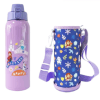 Zippies Lab Disney Frozen The Poet Inside 1 Liter Insulated Tumbler With Carrying Pouch