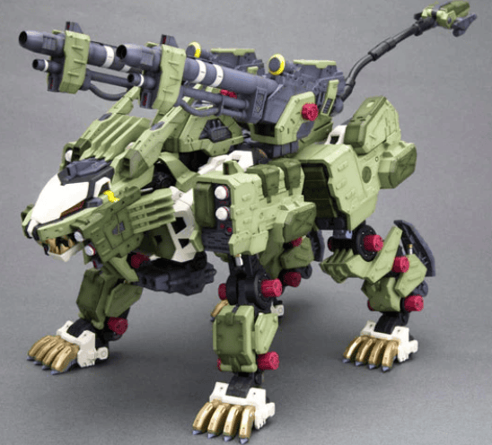 Kotobukiya 1/72 Zoids HMM RZ-041 Liger Zero Panzer (Marking Plus Ver.) (Reissue) Scale Model Kit ZD124R