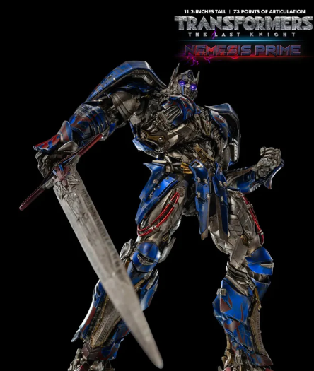 ThreeZero Transformers: The Last Knight Nemesis Prime DLX Action Figure
