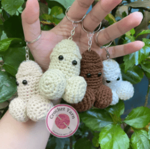 螢幕擷取畫面 2025-04-21 132538 Penis Crochet Keychain Pututoy Etits Stuff Toy Display Onhand