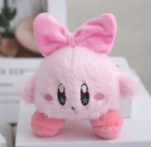 JINGQII Kirby Plush Toy Pendant Keychain Backpack Hook Small Cute Soft Stuffed Toy Children's Gift 12 CM